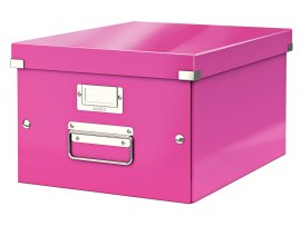 Krabice Leitz Click & Store - M střední / růžová