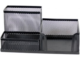 Kancelářské doplňky drátěné - stojan na stůl / třídílný