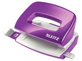 Leitz NeXXt 5060 mini kancelářský děrovač / metalická purpurová Leitz NeXXt 5060 mini kancelářský děrovač / metalická purpurová
