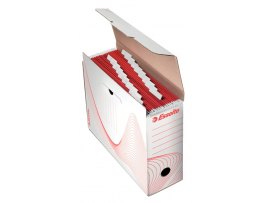 Box archivní na závěsné desky - hřbet 11,6 cm / bílá / 10965