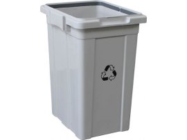 Odpadkový koš na tříděný odpad - 33l / šedý
