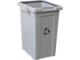 Odpadkový koš na tříděný odpad - 33l / šedý Odpadkový koš na tříděný odpad - 33l / šedý