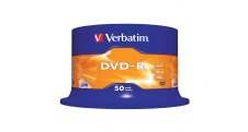 DVD Verbatim - DVD - R / bez krabiček / spindl / 50 ks
