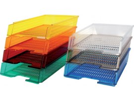 Kancelářský box na spisy Office transparentní - čirá / transparentní Kancelářský box na spisy Office transparentní - čirá / transparentní