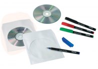 Obálky na CD / DVD - 100 ks / bílá Obálky na CD / DVD - 100 ks / bílá