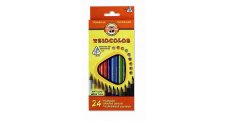 Pastelky Koh-i-noor Triocolor slabé / trojhranné / 24ks