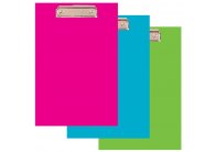 Podložka A4 s klipem PVC Office - modrá pastelová Podložka A4 s klipem PVC Office - modrá pastelová