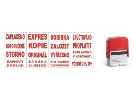 Colop razítko Printer 20/L s textem zaúčtováno