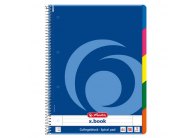 Blok College Herlitz s barevným registrem - A4 / linka + barevný registr Blok College Herlitz s barevným registrem - A4 / linka + barevný registr