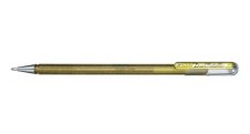 Gelové pero Pentel K 110 metalické - zlatá
