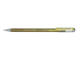 Gelové pero Pentel K 110 metalické - zlatá Gelové pero Pentel K 110 metalické - zlatá