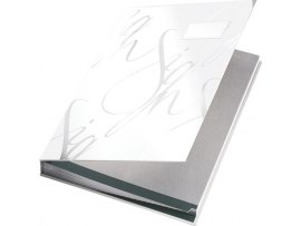 Designová podpisová kniha - bílá