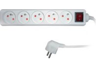 Prodlužovací přívody s vypínačem - 5 zásuvek / 1,5 m Prodlužovací přívody s vypínačem - 5 zásuvek / 1,5 m