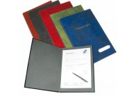 Kniha podpisová Hanibal - imitace kůže / modrá Kniha podpisová Hanibal - imitace kůže / modrá