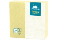 Harmony Color papírové ubrousky žluté 1-vrstvé 33 x 33 cm 50ks Harmony Color papírové ubrousky žluté 1-vrstvé 33 x 33 cm 50ks
