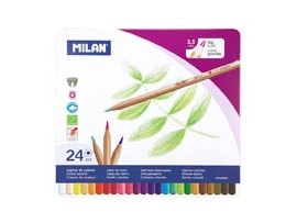 Pastelky v plechové krabičce Milan - 24 barev