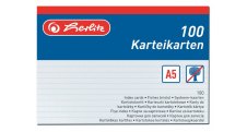 Herlitz 01150507 náhradní karty do kartotéky 100 ks A5