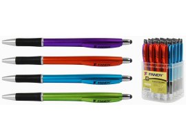 Kuličkové pero Fresh se stylusem - barevný mix