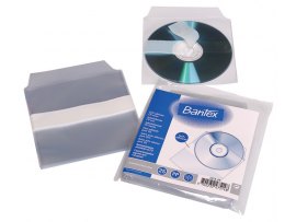 Samolepicí kapsa na CD s klopou - na CD / 25 ks