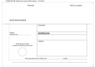 Obálky B6 s dodejkou, vytrhovací okénko - bílá / 1000 ks Obálky B6 s dodejkou, vytrhovací okénko - bílá / 1000 ks