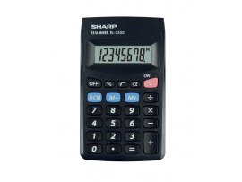 Sharp EL-233SBBK kapesní kalkulačka displej 8 míst