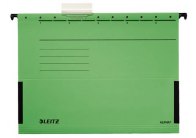 Závěsné desky Leitz Alpha s bočnicemi - zelená