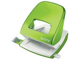 Kancelářský děrovač Leitz NeXXt 5008 / metalická zelená - 30 listů Kancelářský děrovač Leitz NeXXt 5008 / metalická zelená - 30 listů