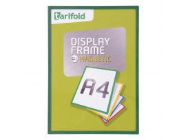 Kapsy magnetické Display Frame - A4 / zelená