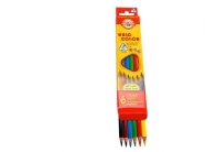 Pastelky Koh-i-noor Triocolor slabé / trojhranné / 6ks Pastelky Koh-i-noor Triocolor slabé / trojhranné / 6ks