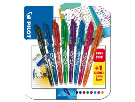 Roller Pilot FriXion Ball - sada 8 barev + sudoku Roller Pilot FriXion Ball - sada 8 barev + sudoku