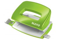 Leitz NeXXt 5060 mini kancelářský děrovač metalická zelená Leitz NeXXt 5060 mini kancelářský děrovač metalická zelená