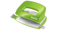 Leitz NeXXt 5060 mini kancelářský děrovač / metalická zelená