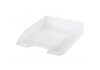 Kancelářský box na spisy Herlitz - bílá / transparentní Kancelářský box na spisy Herlitz - bílá / transparentní