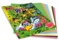 Barevné papíry Slunap - nelepicí / 8 listů Barevné papíry Slunap - nelepicí / 8 listů