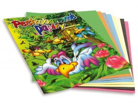 Barevné papíry A4 - nelepicí 8 listů Barevné papíry A4 - nelepicí 8 listů
