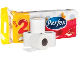 Papír toaletní Perfex Deluxe 3-vrstvý / 10 ks