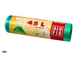Alufix pytle do koše zatahovací 60x60cm / 45l / 20ks / zelené