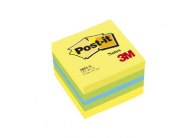 Samolepicí bločky Post-it minikostky - citronová / 400 lístků
