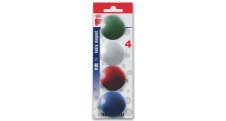Magnety - průměr 40 mm / barevný mix / 4 ks