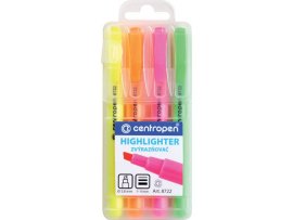 Zvýrazňovač Centropen HIGHLIGHTER 8722 / sada 4 ks Zvýrazňovač Centropen HIGHLIGHTER 8722 / sada 4 ks