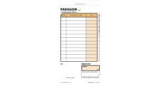 Optys 1089 paragon blok 75 mm x 150 mm číslovaný 2 x 50 listů NCR