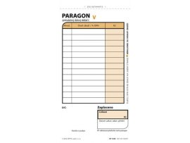Optys 1089 paragon blok 75 mm x 150 mm číslovaný 2 x 50 listů NCR