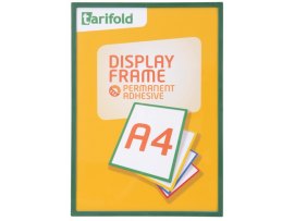 Kapsy samolepicí Display Frame - A4 / zelená Kapsy samolepicí Display Frame - A4 / zelená