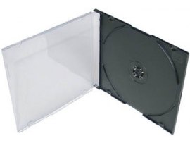 Krabička na CD a DVD - krabička na CD slim / 1 ks
