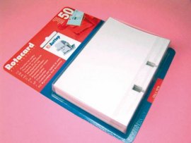 Náplň Auttepo do vizitkáře Rotacard - náhradní folie / 50 ks Náplň Auttepo do vizitkáře Rotacard - náhradní folie / 50 ks