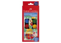 Vodové barvy Faber Castell - 12 barev / průměr 24 mm