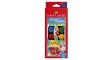 Vodové barvy Faber Castell - 12 barev / průměr 24 mm