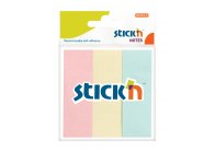 Samolepicí záložky Stick´n by Hopax - 25 x 76 mm / 3 x 50 lístků / pastelové barvy Samolepicí záložky Stick´n by Hopax - 25 x 76 mm / 3 x 50 lístků / pastelové barvy