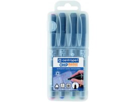 Popisovač Centropen Permanent OHP 2636 / sada 4 ks Popisovač Centropen Permanent OHP 2636 / sada 4 ks