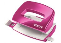 Leitz NeXXt 5060 mini kancelářský děrovač / metalická růžová